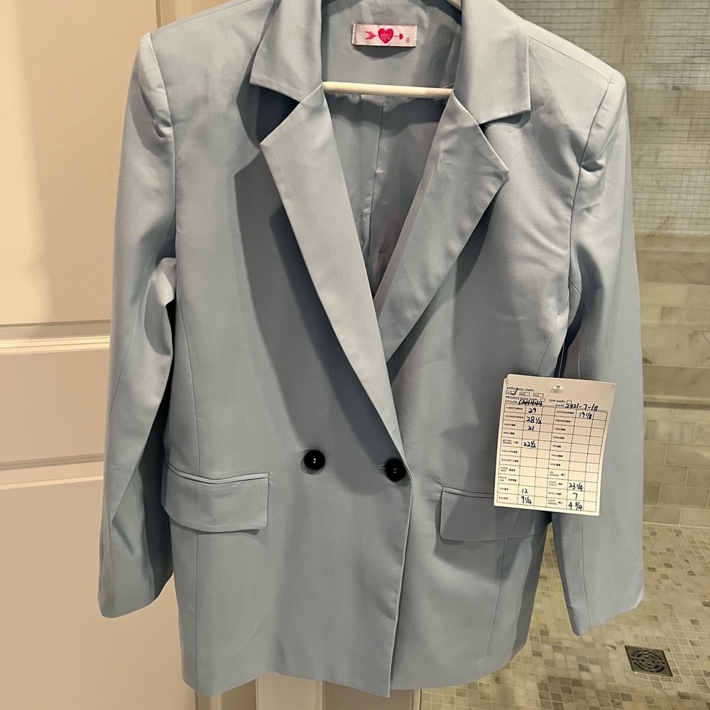 BuddyLove Blue Boyfriend Blazer - Picture 2 of 3